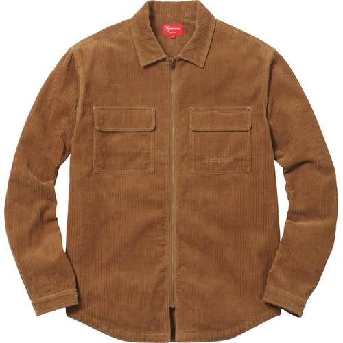 Details on Corduroy Zip Up Shirt None from fall winter
                                                    2017 (Price is $128)