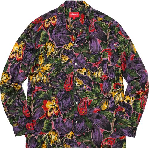 Details on Painted Floral Rayon Shirt None from fall winter
                                                    2017 (Price is $128)