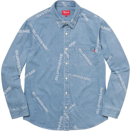 Details on Jacquard Denim Shirt None from fall winter 2017 (Price is $138)