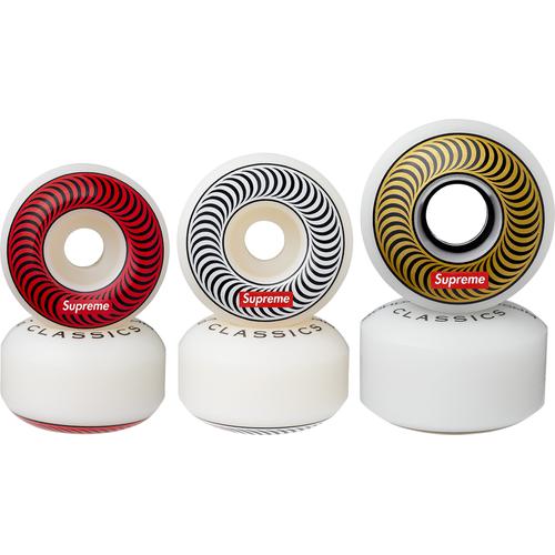 Details on Supreme Spitfire Classic Wheels  from fall winter 2017 (Price is $30)