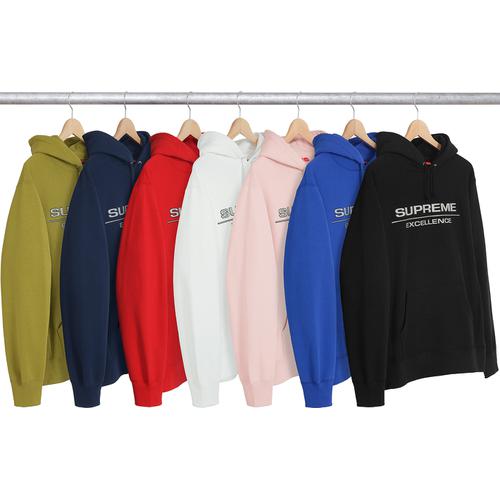 Supreme Reflective Excellence Hooded Sweatshirt for fall winter 17 season