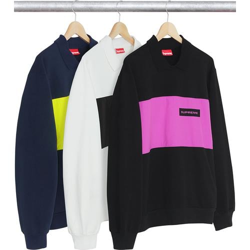 Supreme Polo Crewneck for fall winter 17 season