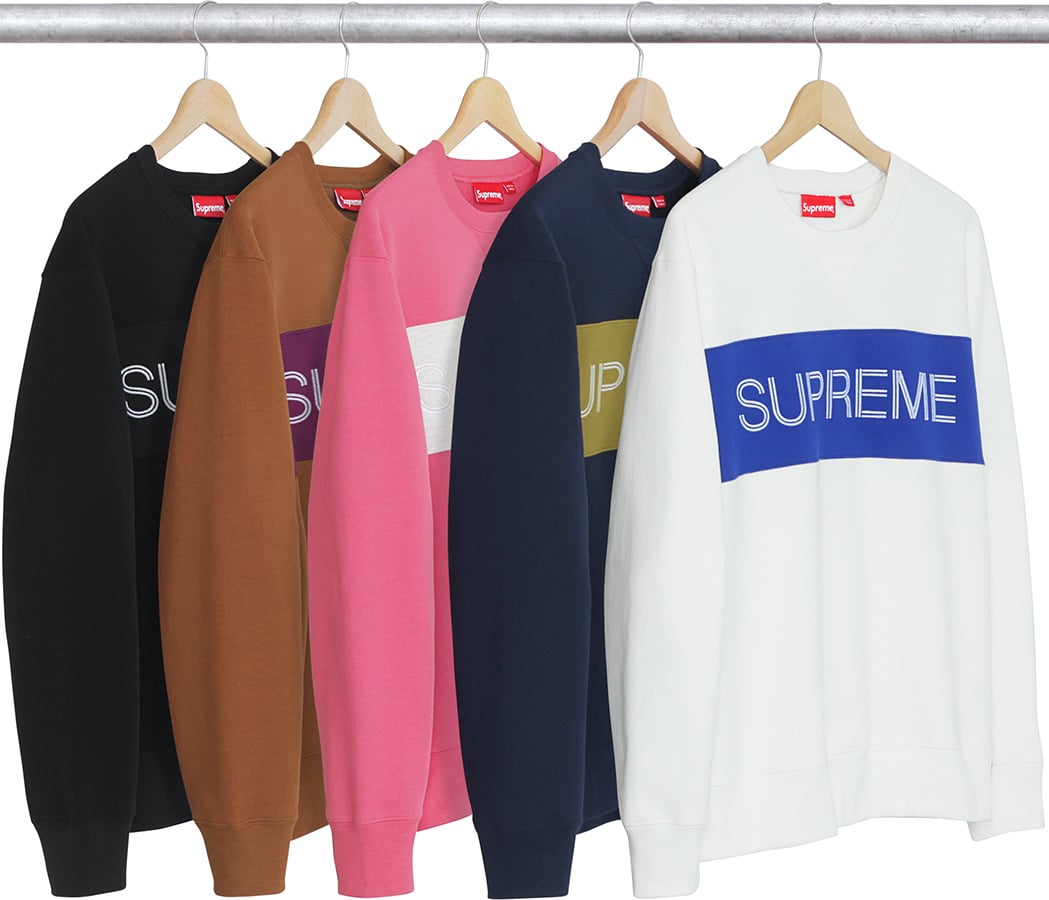 Supreme シュプリーム Zig Zag Crewneck