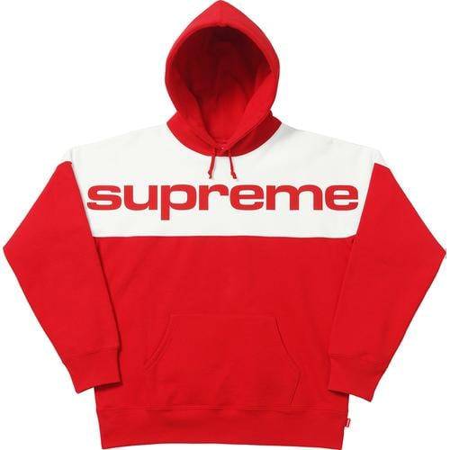 Details on Blocked Hooded Sweatshirt None from fall winter
                                                    2017 (Price is $158)