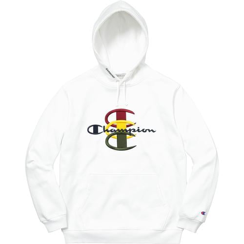 Details on Supreme Champion Stacked C Hooded Sweatshirt None from fall winter
                                                    2017 (Price is $158)