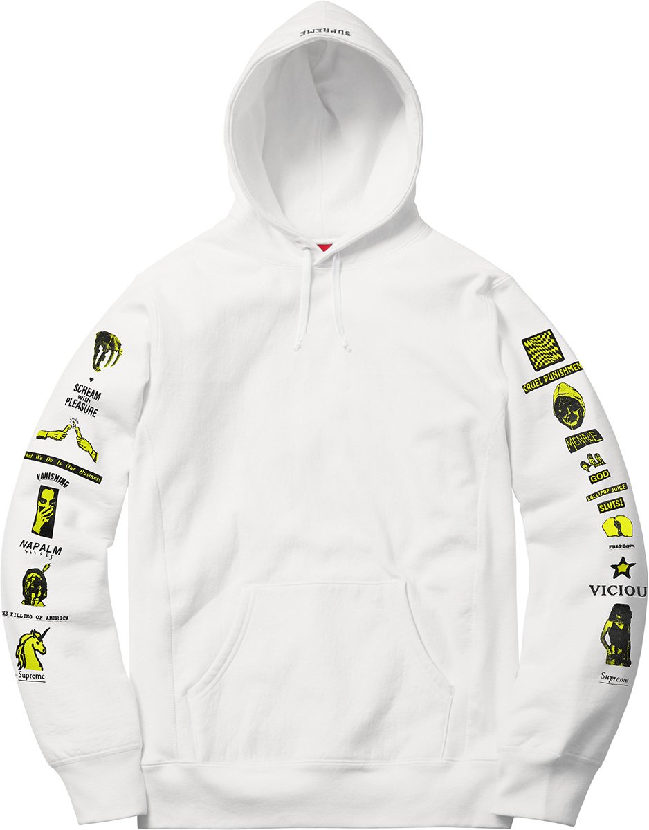 Menace Hooded Sweatshirt - fall winter 2017 - Supreme