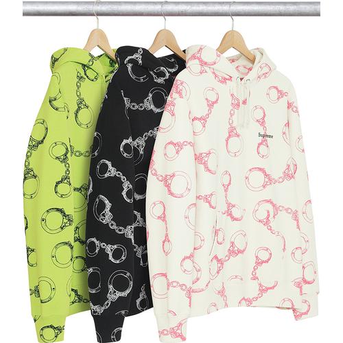 Supreme Handcuffs Hooded Sweatshirt releasing on Week 9 for fall winter 2017