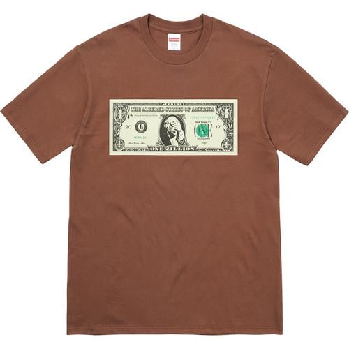 Supreme Dollar Tee releasing on Week 0 for fall winter 2017