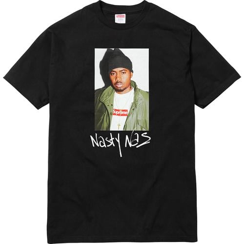 Supreme Nas Tee released during fall winter 17 season