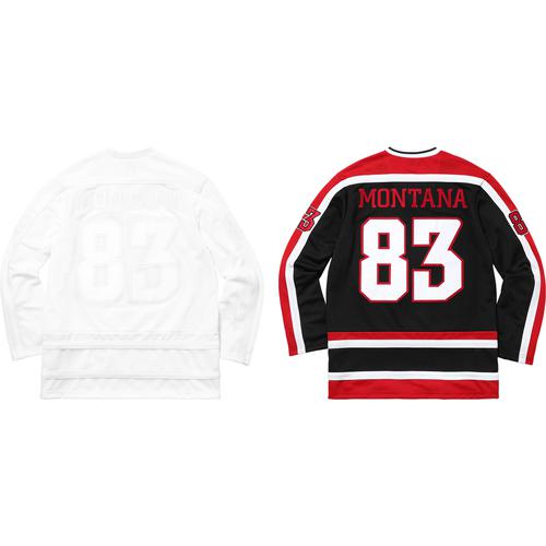 Supreme Scarface™ Hockey Jersey releasing on Week 8 for fall winter 17