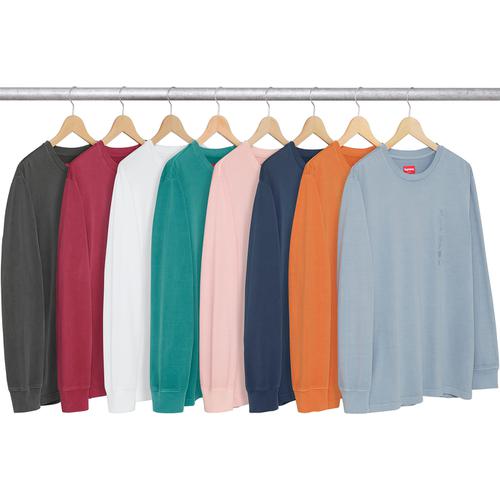 Supreme Overdyed L S Top for fall winter 17 season