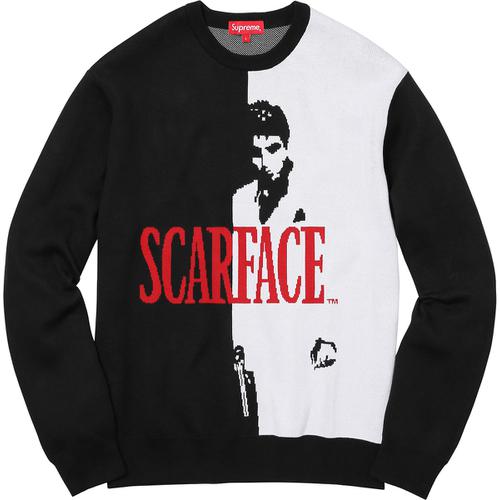Supreme Scarface™ Sweater releasing on Week 8 for fall winter 17