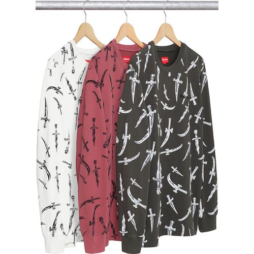 Supreme Daggers L S Top releasing on Week 7 for fall winter 17