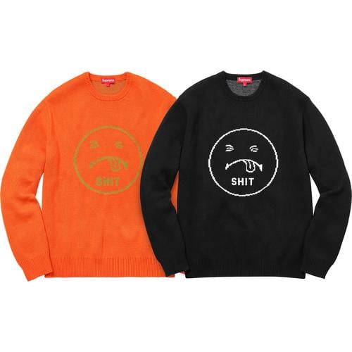 Supreme Shit Sweater for fall winter 17 season