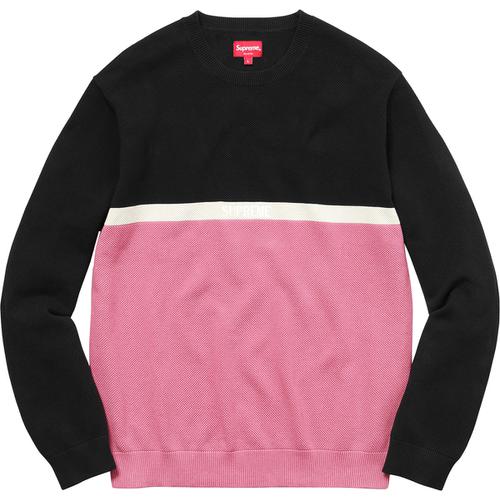 Details on Split Pique Crewneck None from fall winter
                                                    2017 (Price is $128)