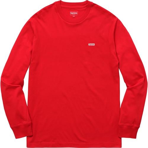 Details on Metallic Box Logo L S Tee None from fall winter 2017 (Price is $78)