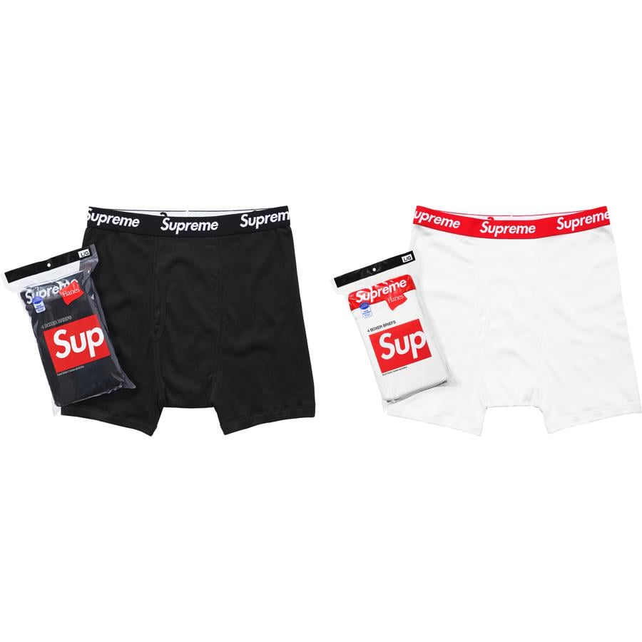 Supreme Supreme Hanes Boxer Briefs (4 Pack) released during fall winter 18 season