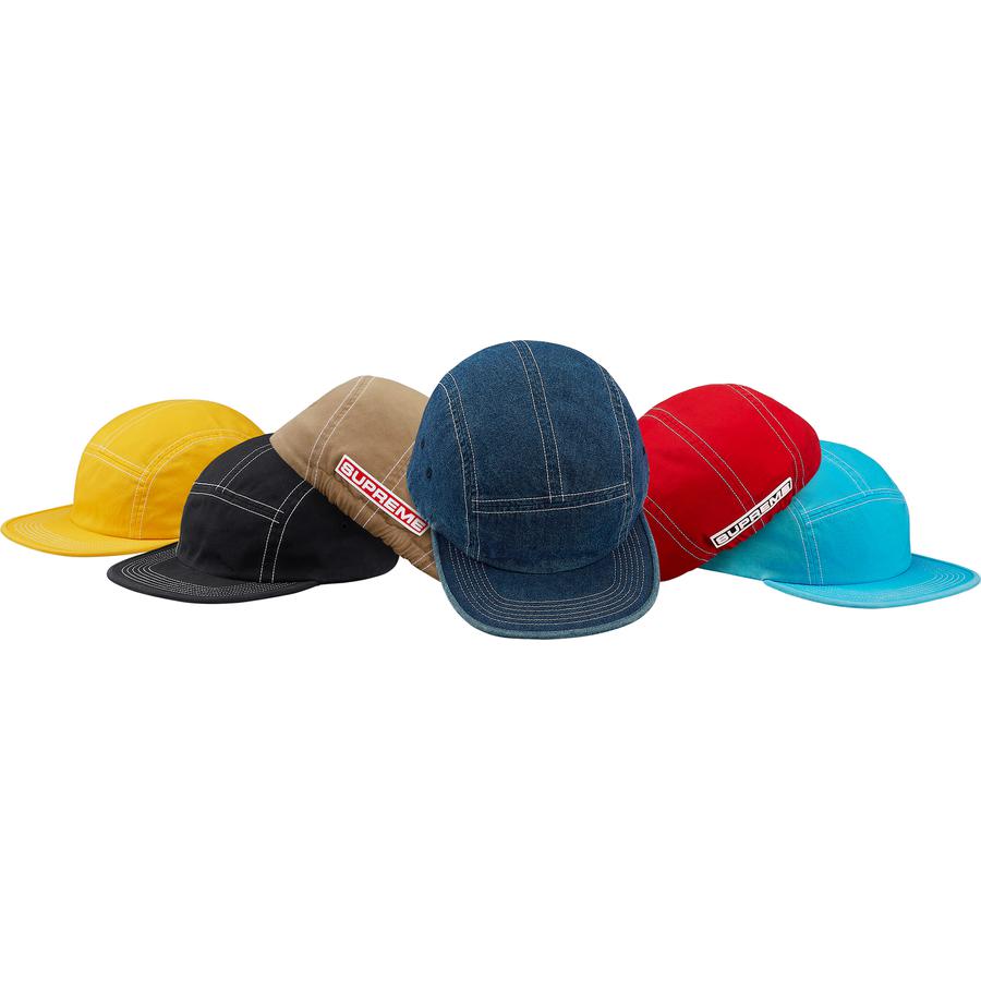 Supreme Fitted Rear Patch Camp Cap releasing on Week 5 for fall winter 2018