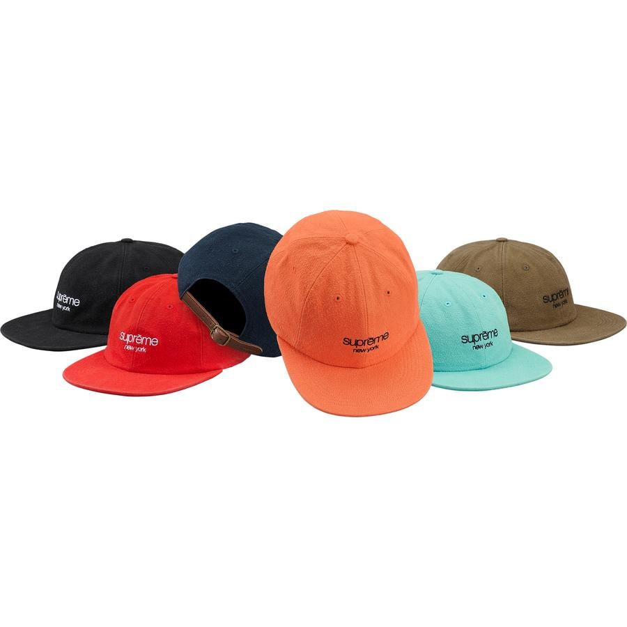 Supreme Napped Canvas Classic Logo 6-Panel releasing on Week 6 for fall winter 18