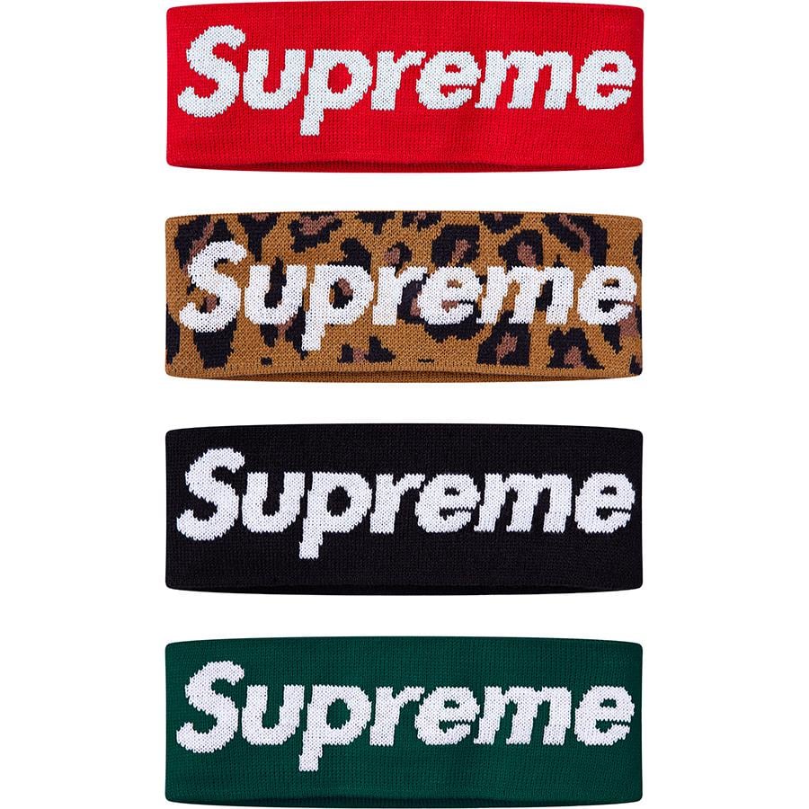 新品】Supreme New Era Big Logo Headband(黒)-