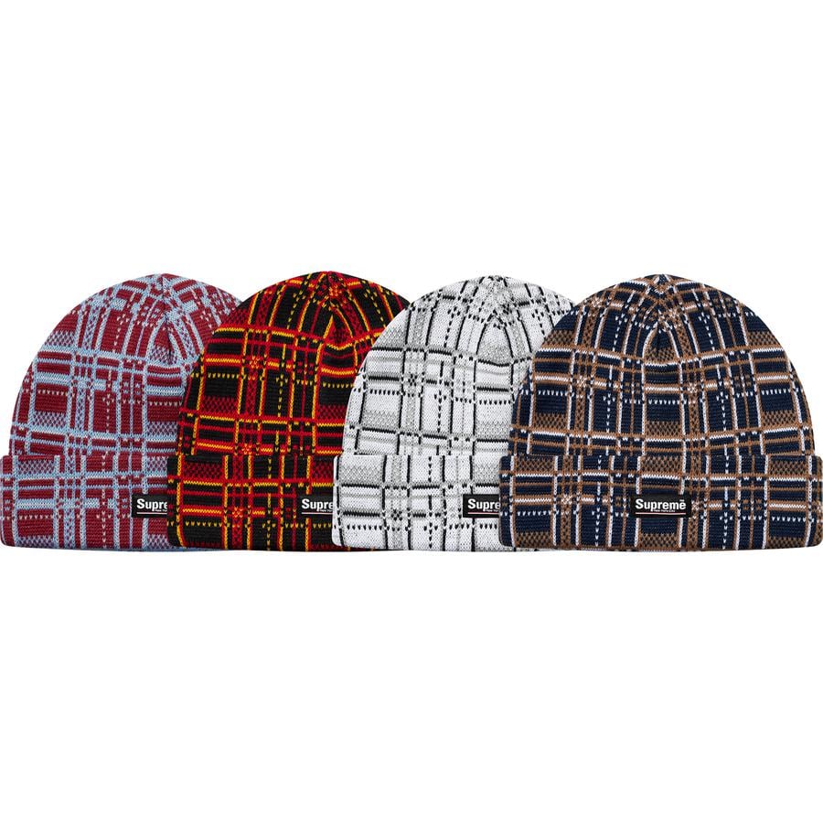 Details on Plaid Beanie from fall winter
                                            2018 (Price is $32)
