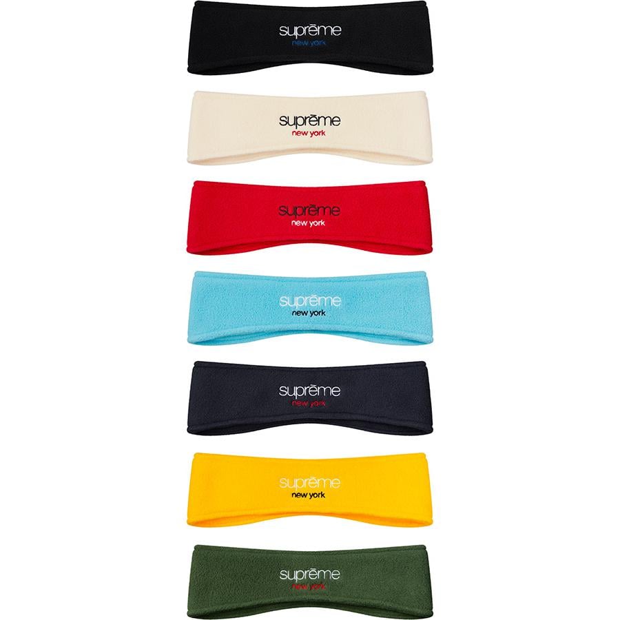 Supreme Polartec Headband for fall winter 18 season