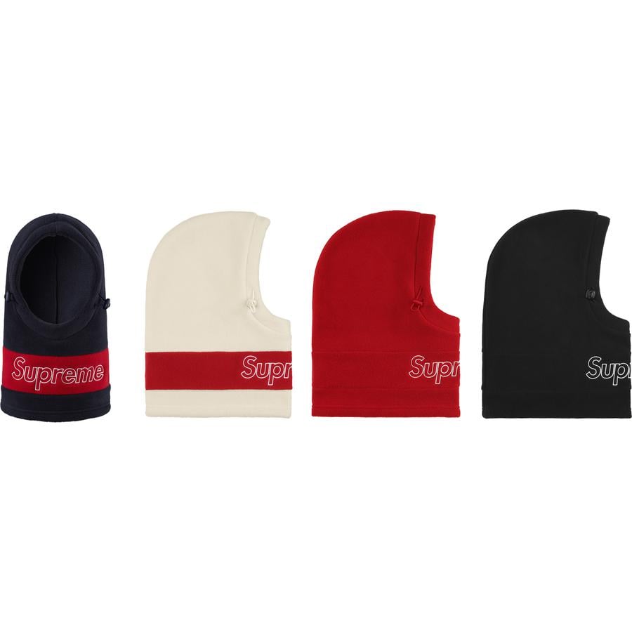 Supreme Polartec Balaclava released during fall winter 18 season