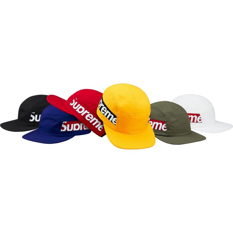 Supreme Side Panel Camp Cap for fall winter 18 season