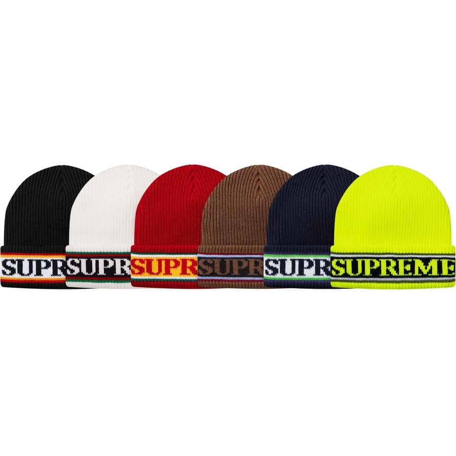 Supreme Cuff Logo Beanie releasing on Week 4 for fall winter 2018