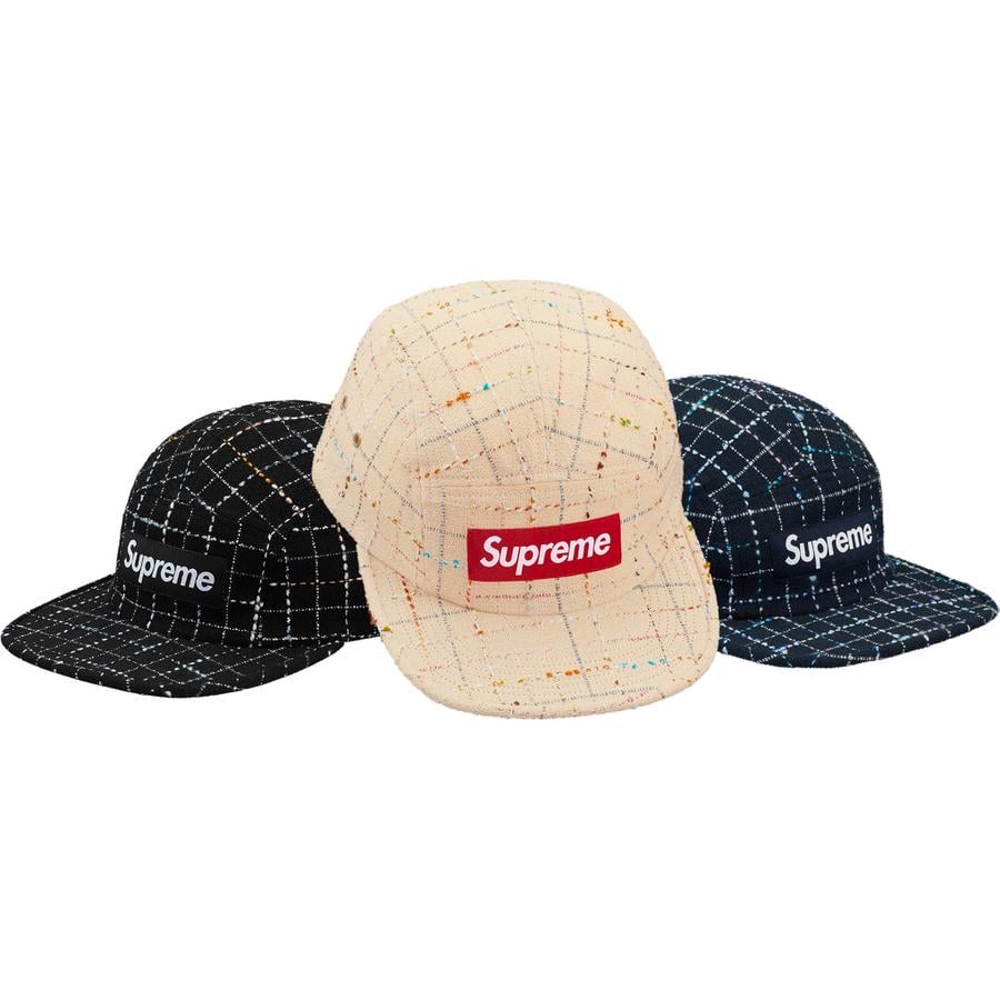 Supreme Bouclé Camp Cap released during fall winter 18 season