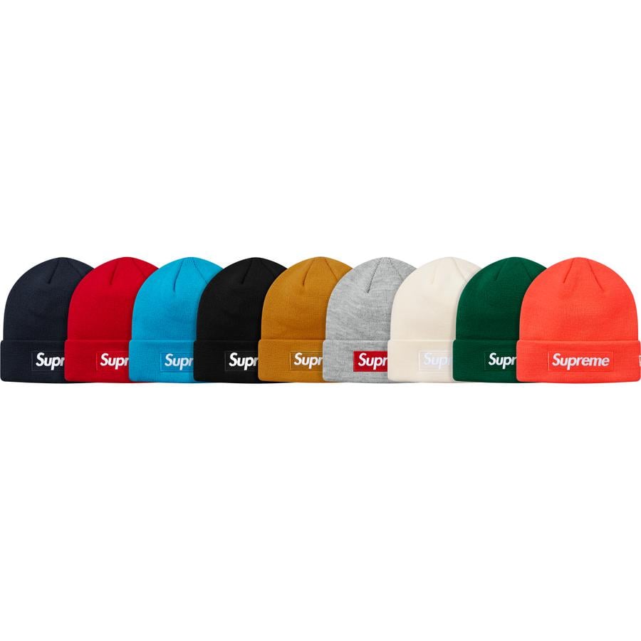 Details on New Era Box Logo Beanie from fall winter
                                            2018 (Price is $38)