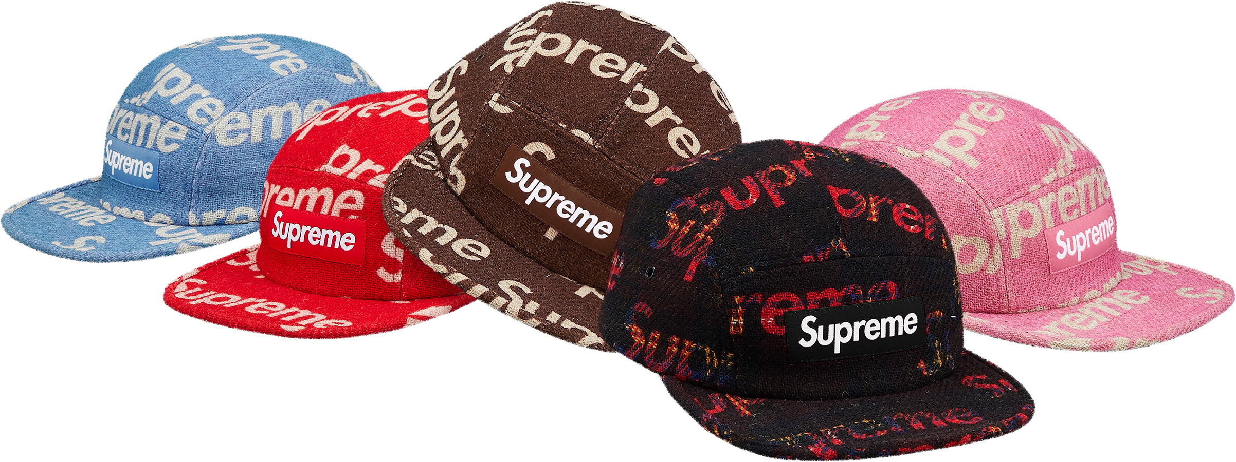 Supreme Harris Tweed Camp Cap Red - StockX News