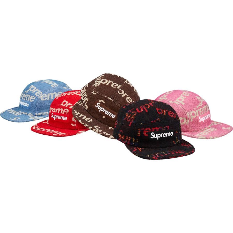 Supreme Harris Tweed Camp Cap for fall winter 18 season