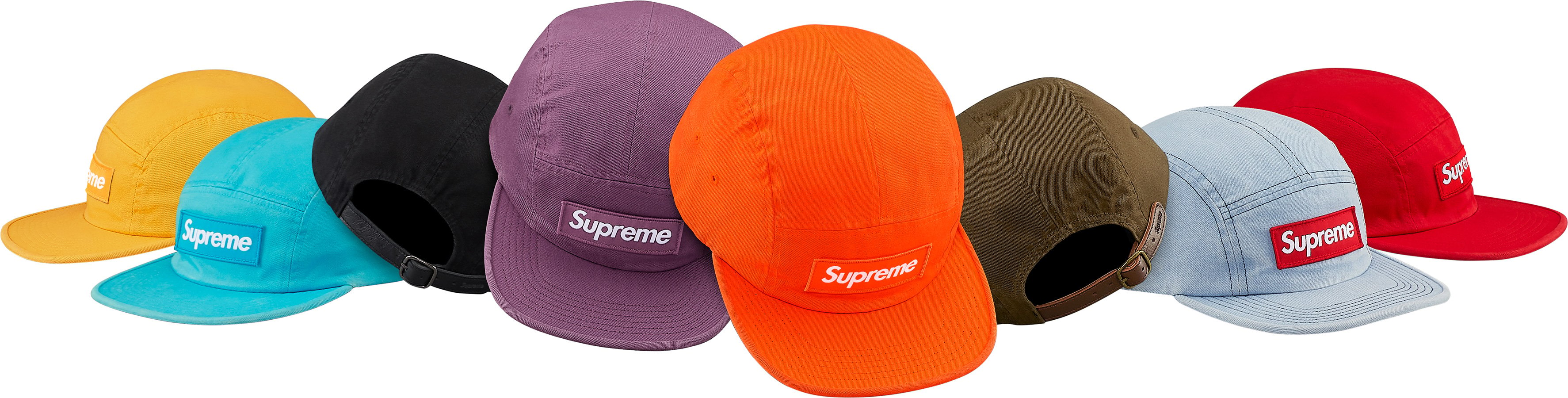 Washed Chino Twill Camp Cap - fall winter 2018 - Supreme