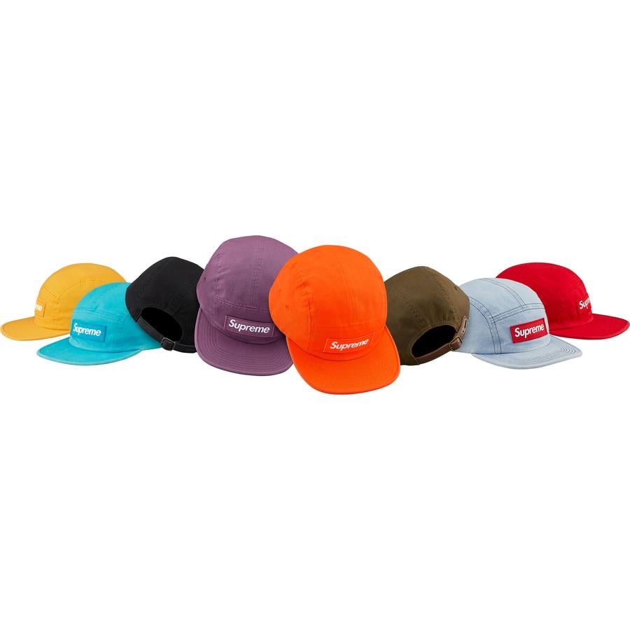 Supreme Washed Chino Twill Camp Cap releasing on Week 0 for fall winter 2018