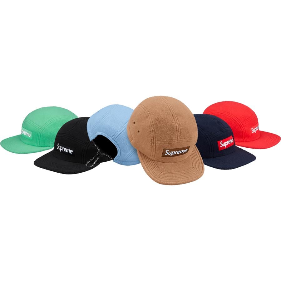 Supreme Fleece Pullcord Camp Cap for fall winter 18 season