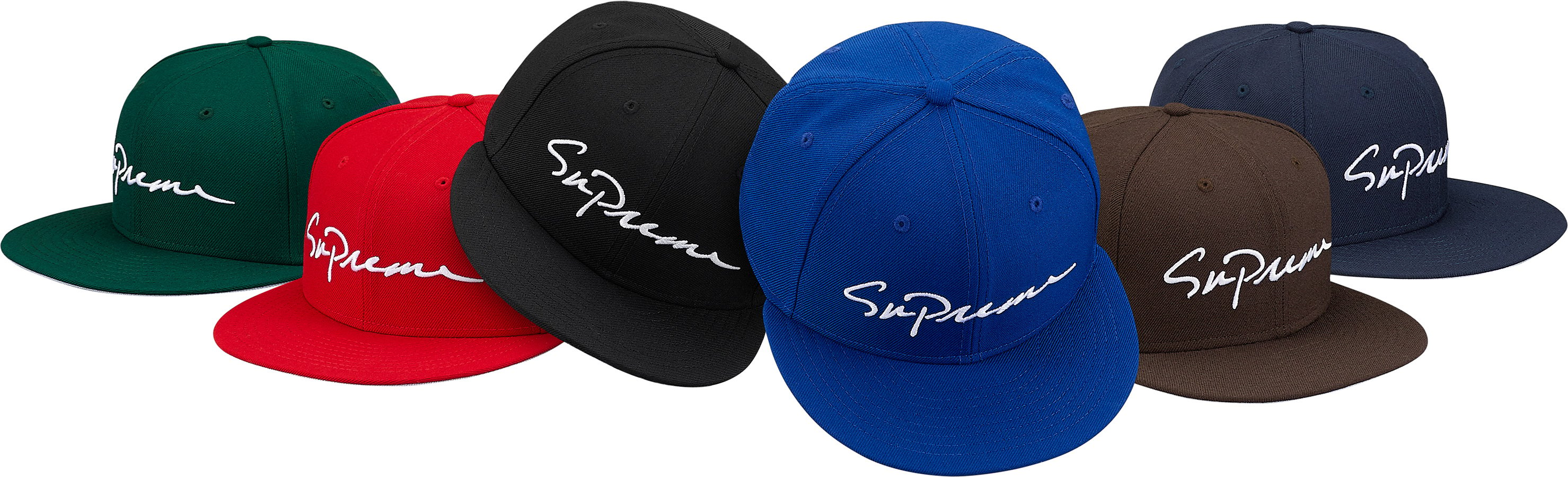 Supreme x NEWERA 18AW Classic Script Cap