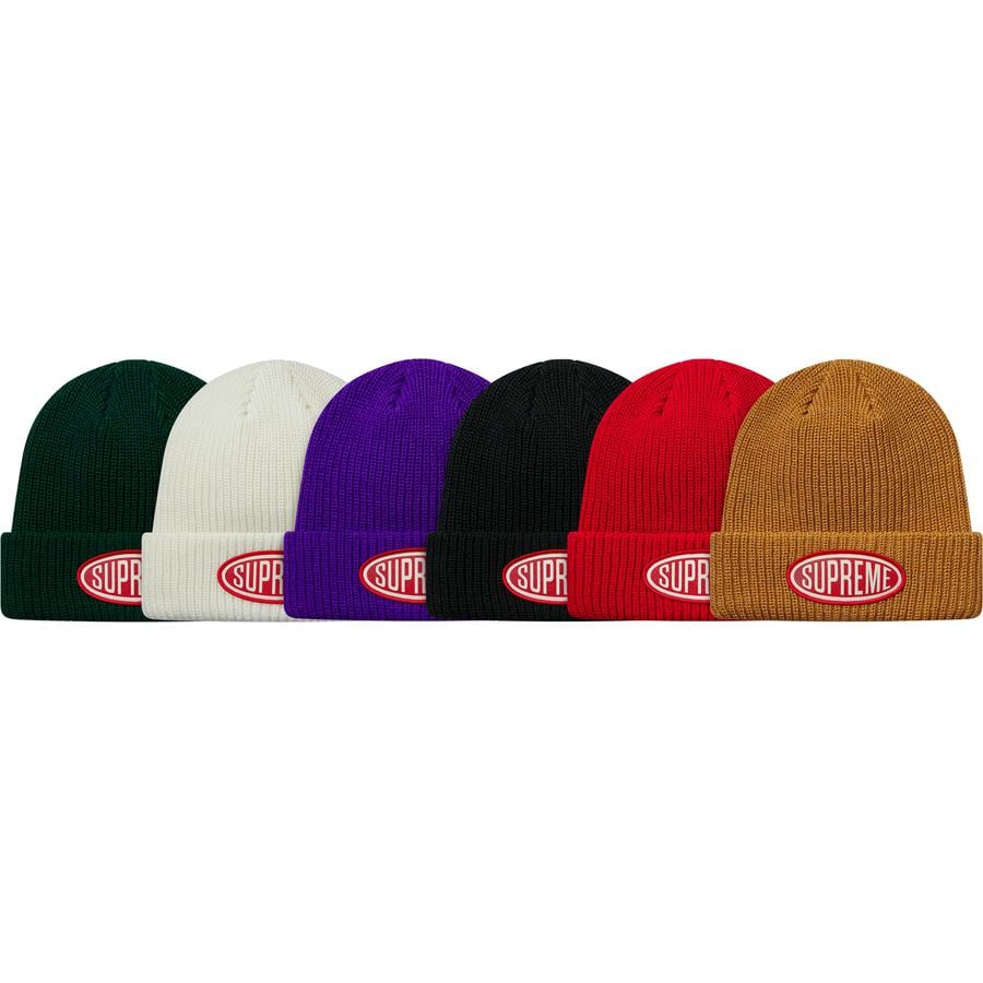 Oval Patch Beanie - fall winter 2018 - Supreme