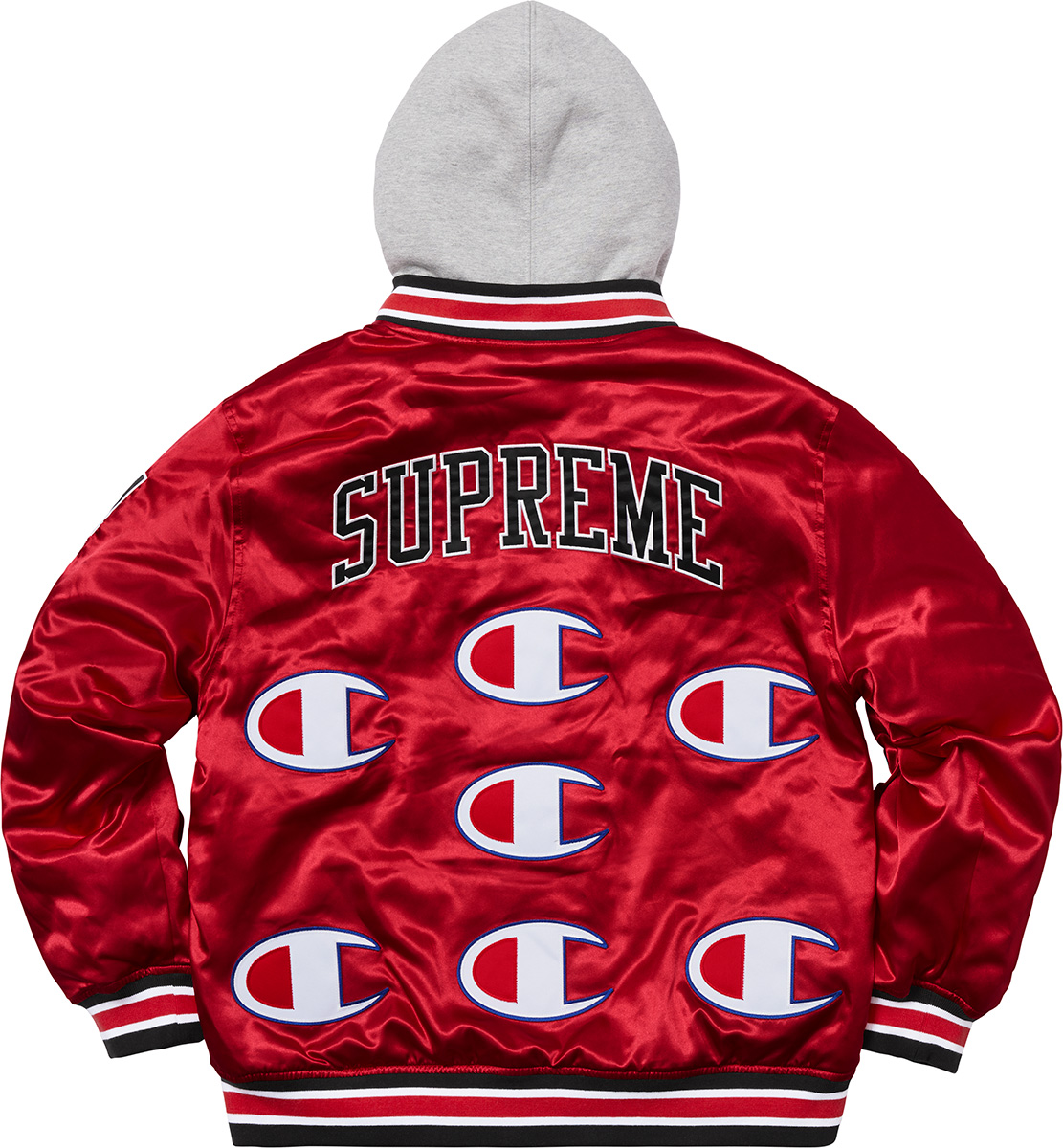 supreme satin jacket