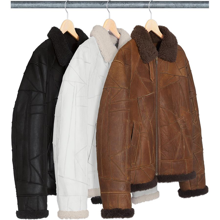 supreme Patchwork Shearling B-3 Jacket-