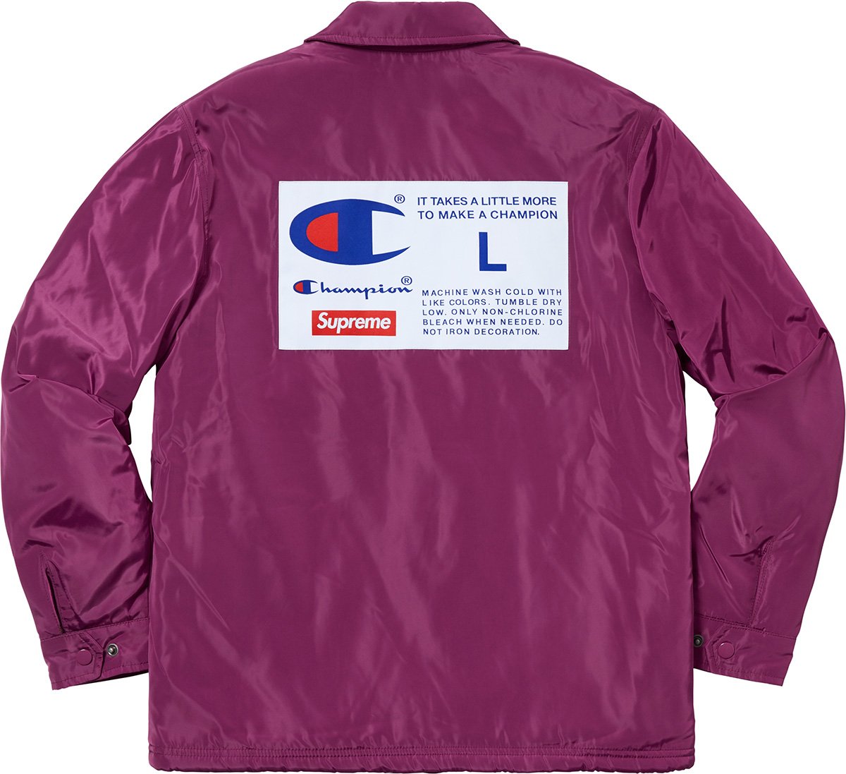 champion supreme coach jacket