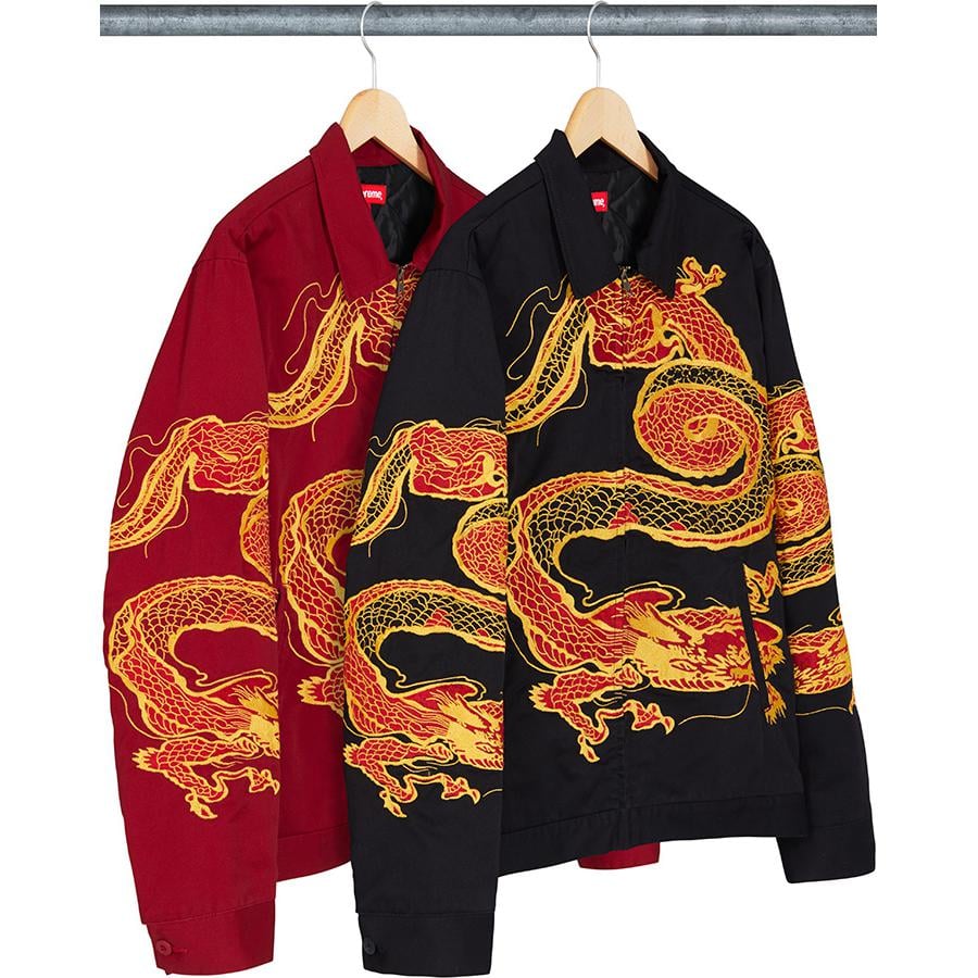 Details on Dragon Work Jacket from fall winter 2018 (Price is $278)
