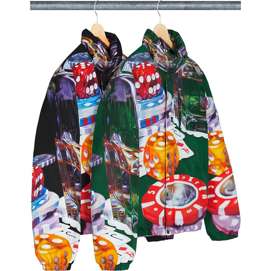 Supreme Casino Down Jacket for fall winter 18 season