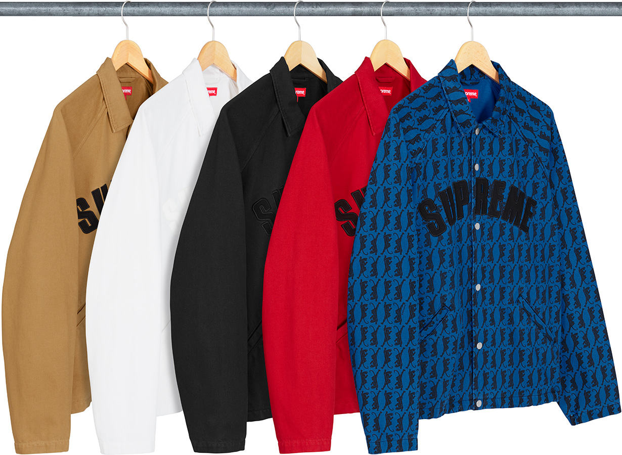 snap front twill jacket supreme