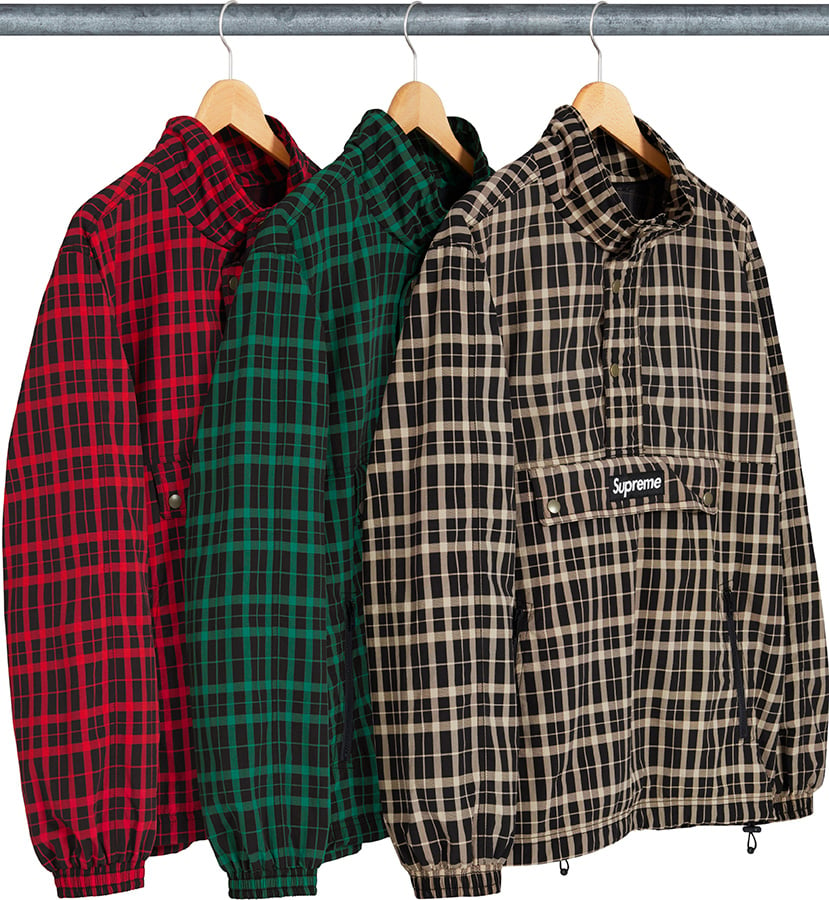 Nylon Plaid Pullover - fall winter 2018 - Supreme