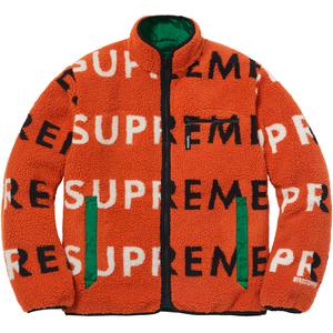 Reversible Logo Fleece Jacket - fall winter 2018 - Supreme