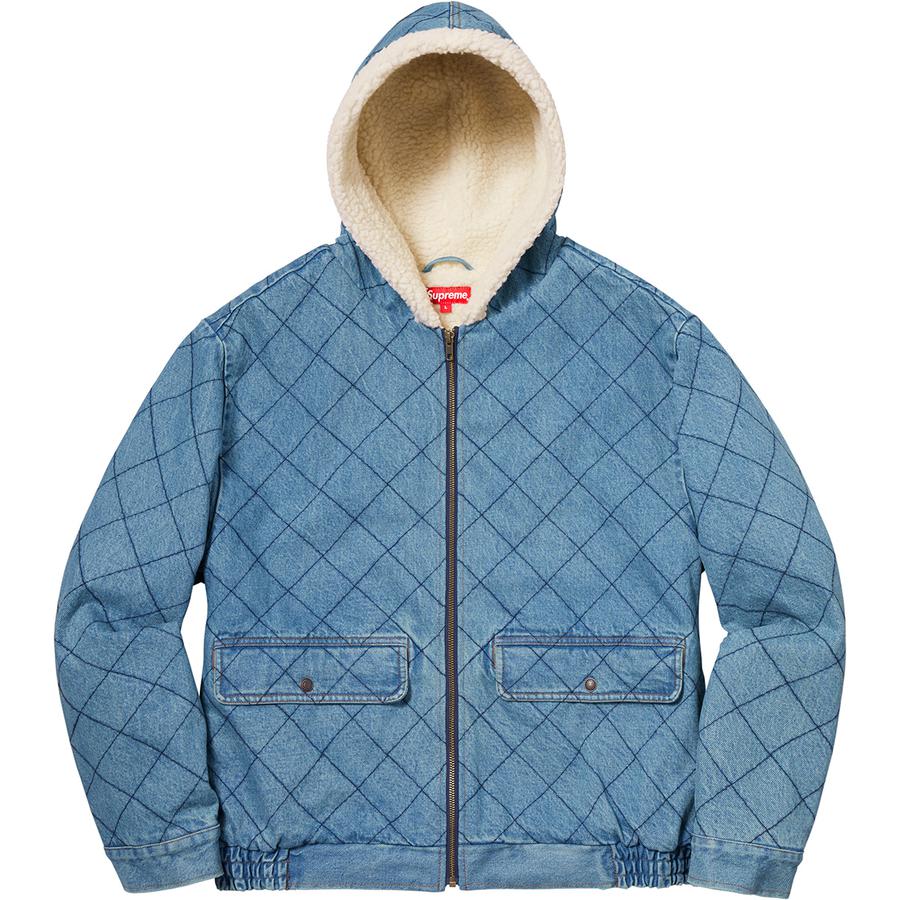 Details on Quilted Denim Pilot Jacket  from fall winter
                                                    2018 (Price is $198)