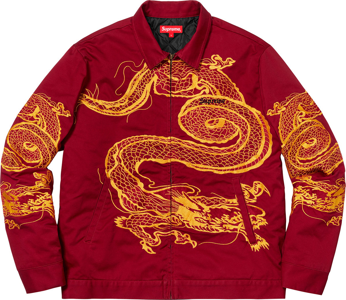 supreme dragon work jacket M