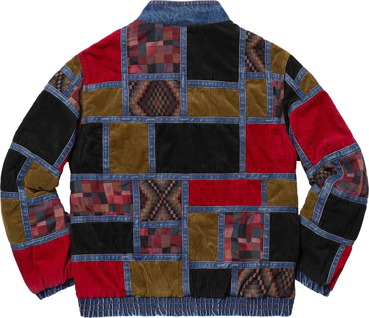 supreme patchwork corduroy jacket L