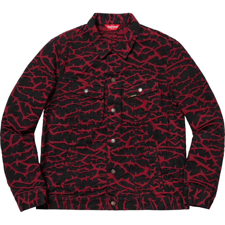 Details on Thorn Trucker Jacket from fall winter
                                            2018 (Price is $198)